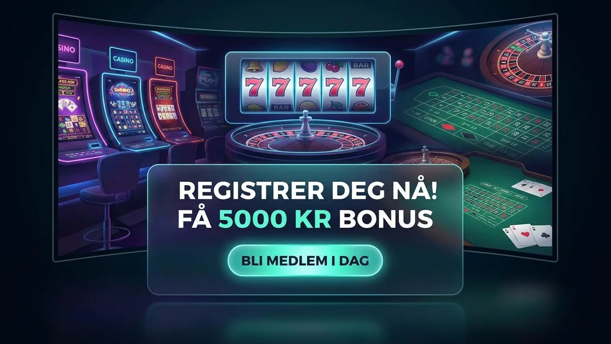 Registrer deg med bonus
